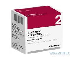 никомекс р-р д/ин. 50 мг/мл 2 мл №10