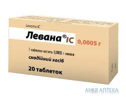 Левана IC таблетки по 0,5 мг №20 (10х2)