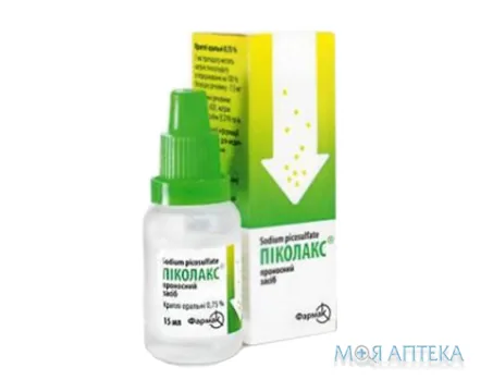 Піколакс краплі ор. 0,75 % по 15 мл у флак.