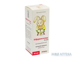 Ніфуроксазид-Вішфа суспензія ор., 220 мг/5 мл по 90 мл у флак. №1
