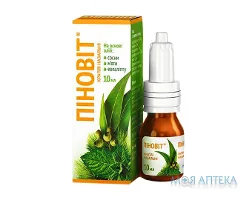 Піновіт краплі наз. по 10 мл у флак.