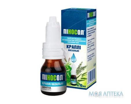 Піносол краплі наз. по 10 мл у флак.