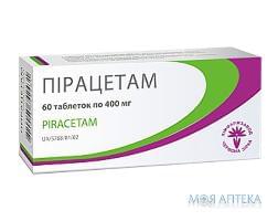Пирацетам таблетки по 400 мг №60 (10х6)