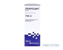 Лефлоцин розчин д/інф., 5 мг/мл по 150 мл у пляш.