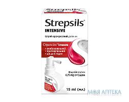 стрепсилс интенсив спрей оромукозный р-р 8,75 мг/доза 15 мл
