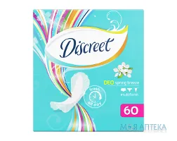 Гігієнічні прокладки щоденні Discreet Deo (Діскріт Део) Spring Breeze multiform №60