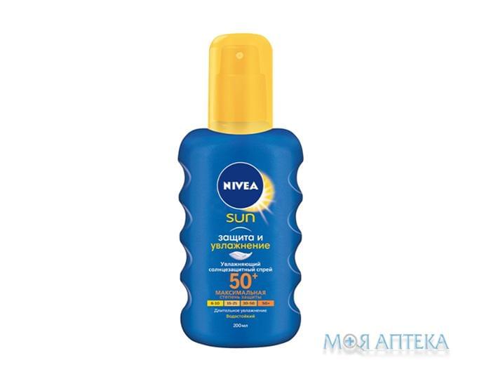 Сонцезахисний Спрей Nivea SPF-50+, захист та зволоження