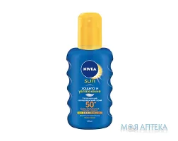Сонцезахисний Спрей Nivea SPF-50+, захист та зволоження