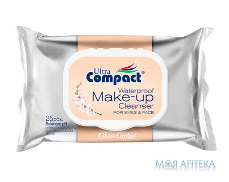 Серветки Вологі Ultra Compact з клапаном, Make-Up №25