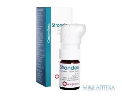 Строндекс спрей д/ротов. порожн. 12,5 мг/доза фл. скл. 5 мл