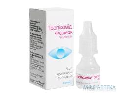 Тропікамід-Фармак кап. глаз. 0,5 % фл. 5 мл №1