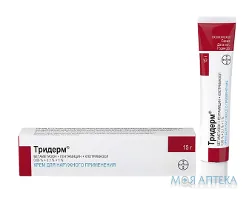 Тридерм крем туба 15 г №1