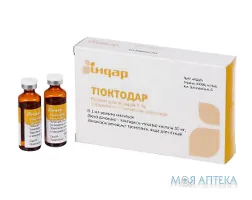 Тіоктодар р-н д/ін. 3% фл. 10 мл №5