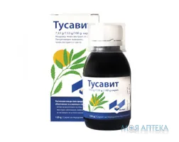 Тусавіт сироп пляшка 125 г, в карт. коробке №1