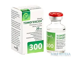 Томогексол р-н д/ін. 300 мг йода/мл фл. 20 мл №1