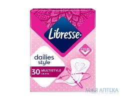 ПРОКЛАДКИ ЕЖЕДНЕВНЫЕ ГИГИЕНИЧЕСКИЕ LIBRESSE DAILY FRESH PLUS MULTISTYLE №30