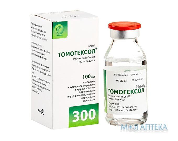 Томогексол р-н д/ін. 300 мг йода/мл фл. 100 мл №1