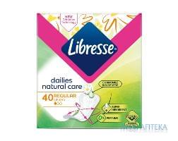 Прокладки Libresse (Лібресс) Natural Care Pantyliners Normal №40 (щоден.)