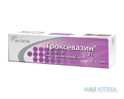 Троксевазин гель 2 % туба 20 г