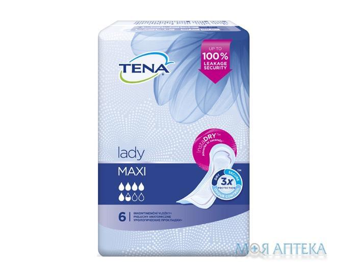 Прокладки урологические Tena (Тена) Lady Maxi Insta Dry №6