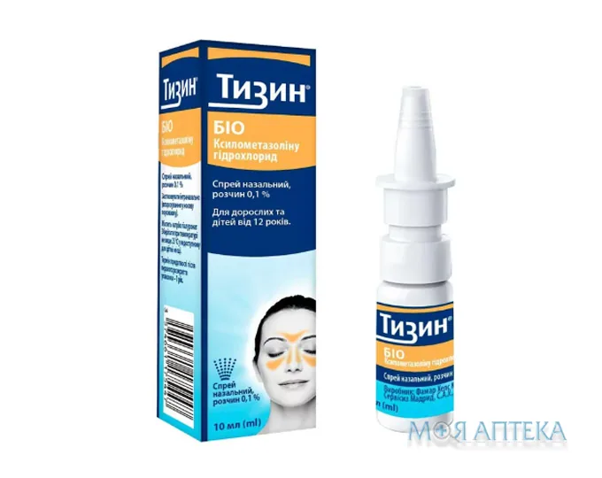 Тизин Біо спрей назал. 0,1% фл. 10 мл №1