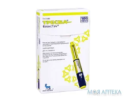 Тресіба Флекстач р-н д/ін. 100 ОД/мл картридж, вклад. у шприц-ручку 3 мл №5