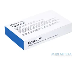Прегніл порошок для р-ну д/ін. по 1500 мо в амп. №3 з р-ком