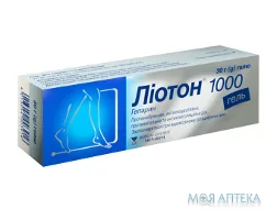 Ліотон 1000 гель 1000 мо/г по 30 г у тубах