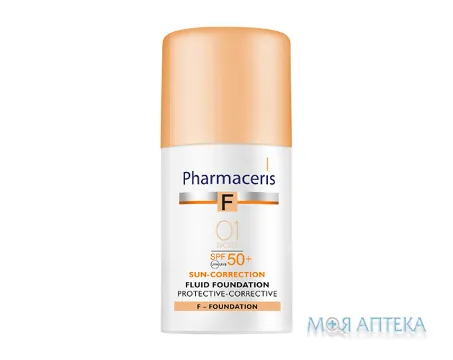 Pharmaceris F (Фармацеріс Ф) Коригуючий захисний флюїд SPF-50+ слонова кістка 30 мл