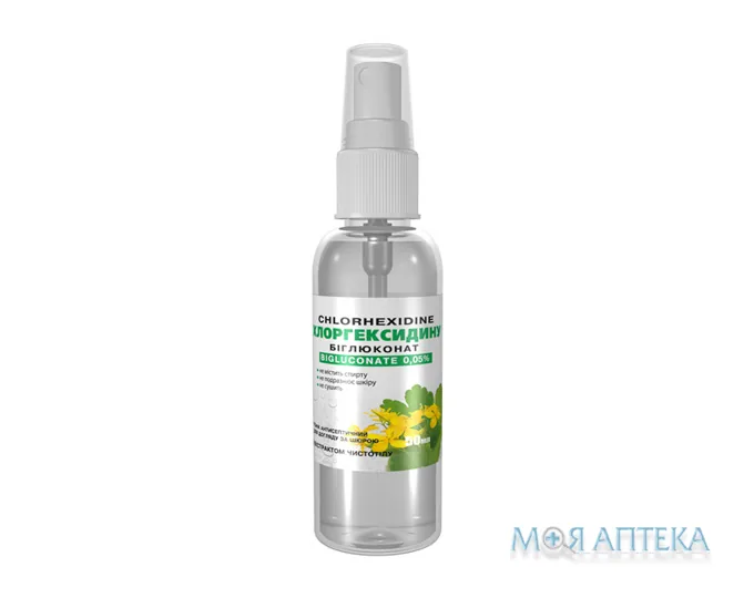 Тонік Хлоргексидину Біглюконат 50 мл, з екстр. чистотілу