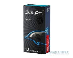 Презервативы латексные DOLPHI (Долфи) классические в силиконовой смазке 12 шт