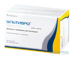 Ультібро Бризхайлер пор. д/инг., капс. тверд. 110 мкг + 50 мкг блистер, с 1 ингал. №30