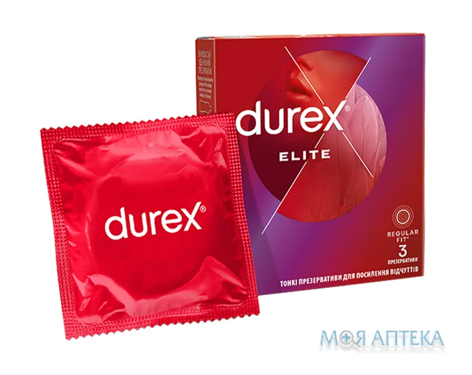 Презервативи Durex Elite 3 шт
