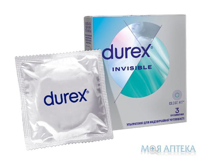 Презервативы Durex invisible 3 шт