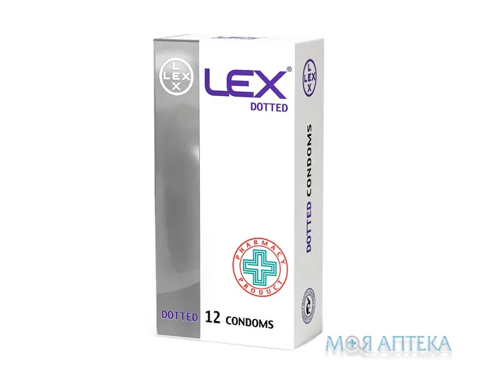 Презервативи LEX (Лекс) Dotted з крапками 12 шт