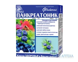 Фіточай Ключі Здоров`я Панкреатонік (підшлунковий) 1,5 г фильтр-пакет №20