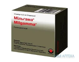 Мільгама розчин д/ін. по 2 мл в амп. №10