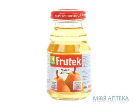 Сік дитячий грушевий освітлений торгової марки Frutek 125 мл