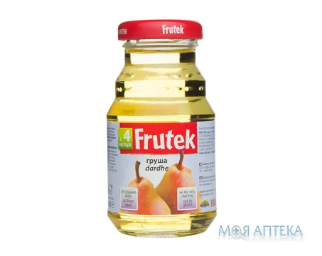 Сік дитячий грушевий освітлений торгової марки Frutek 200 мл