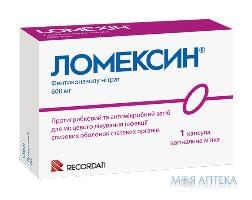Ломексин капсули вагін. м`як. по 600 мг №1 (1х1)