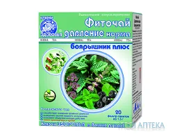 Фіточай Ключі Здоров`я Тиск-норма Глід плюс 1,5 г №20
