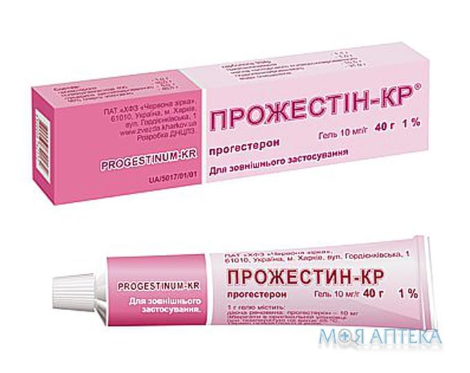 Прожестін-Кр гель, 10 мг/г по 40 г у тубах