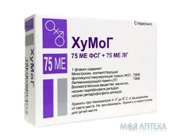 Хумог ліофіл. д/р-ну д/ін. 75 МО фл., з розч. у амп. 1 мл №1