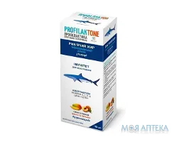 Профілактон Риб`Ячий Жир Гренландської Акули сироп зі смак. манго та перс. по 165 мл у флак.