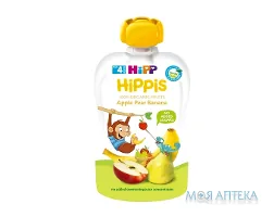 HiPP (Хіпп) Пюре фруктове Яблуко-Груша-Банан 90 г, з 4 міс.