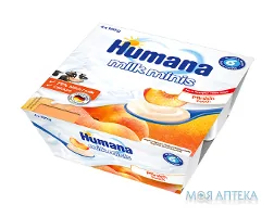 Хумана (Humana) Продукт Кисломолочний з персиком з 6 міс. 100 г №4
