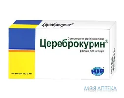 Цереброкурин р-н д/ін. 2 мг/мл амп. 2 мл №10