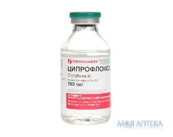 Ципрофлоксацин р-н/інф.0,2%  Флакон 100 мл