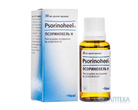 Псоринохель Н краплі ор. по 30 мл у флак.-крап.