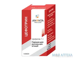 Цефотрин пор. д/п ін. р-ну 1 г фл. №1